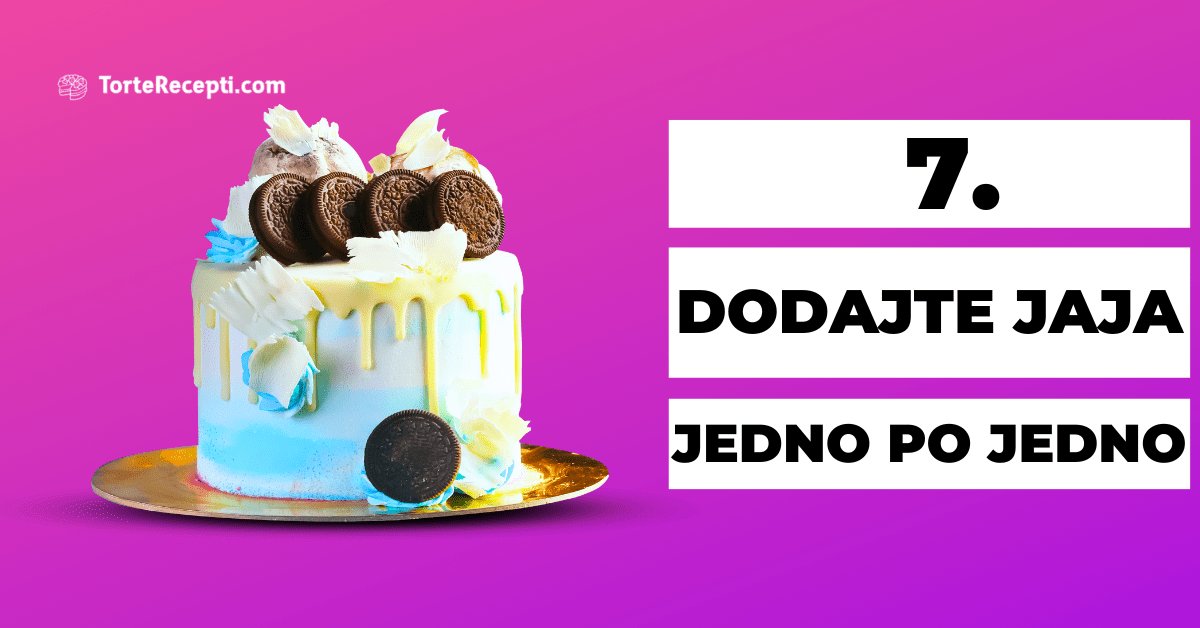 Dodajte Jaja Jedno Po Jedno