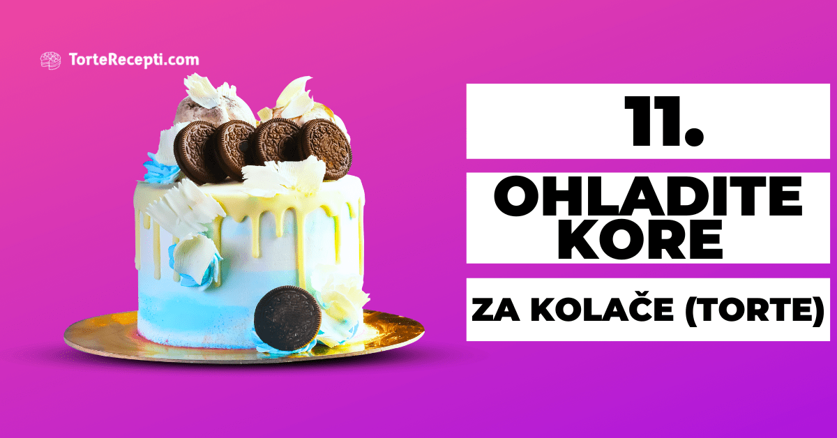 Ohladite Kore Za Kolače (Torte)