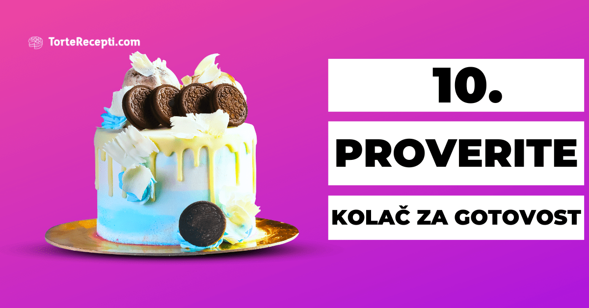 Proverite Kolač za Gotovost