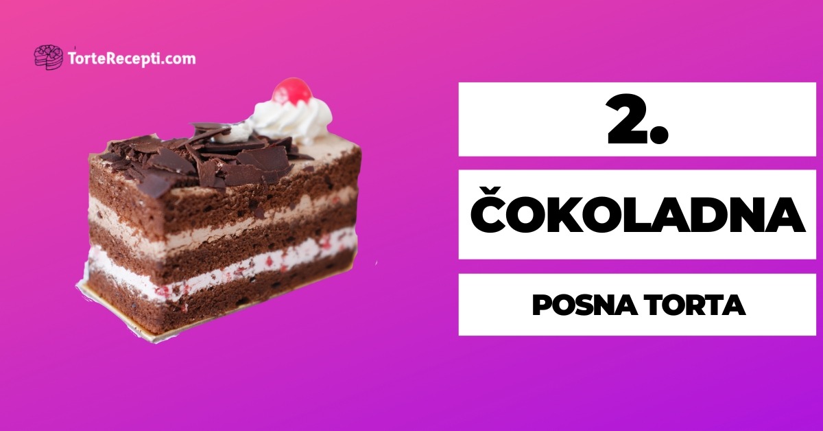 Čokoladna Posna Torta