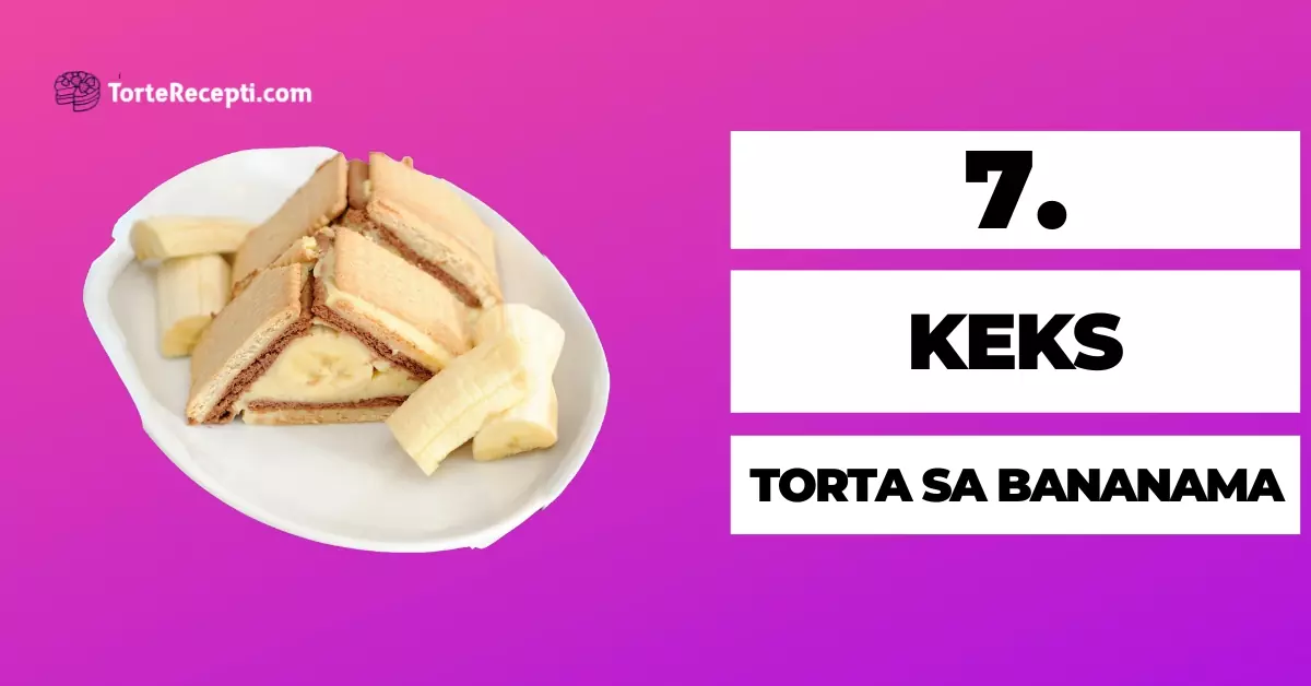 Keks Torta Sa Bananama