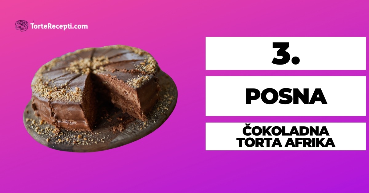 Posna Čokoladna Torta Afrika