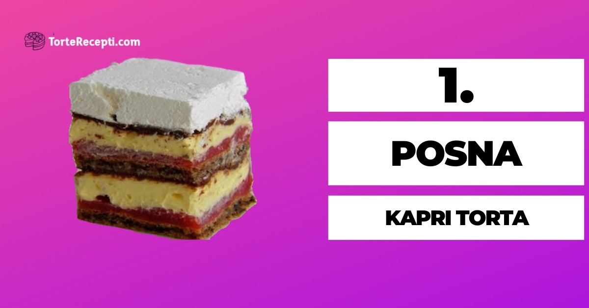 Posna Kapri Torta