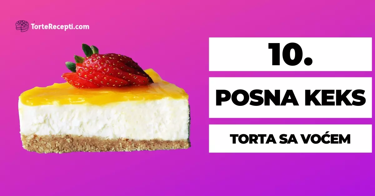 Posna Keks Torta Sa Voćem