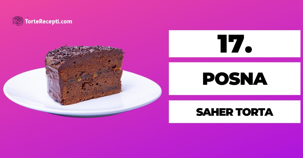 Posna Saher Torta