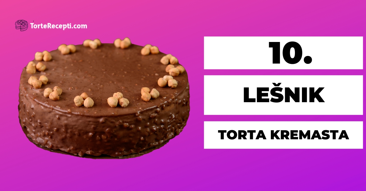 Lešnik Torta Kremasta